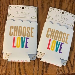 Drink holders with ID/card holder spot.  Choose Love